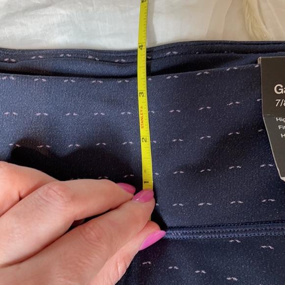 Gap Fit Navy Winterbrush 7/8 Legging *TALL - Picture 14 of 14